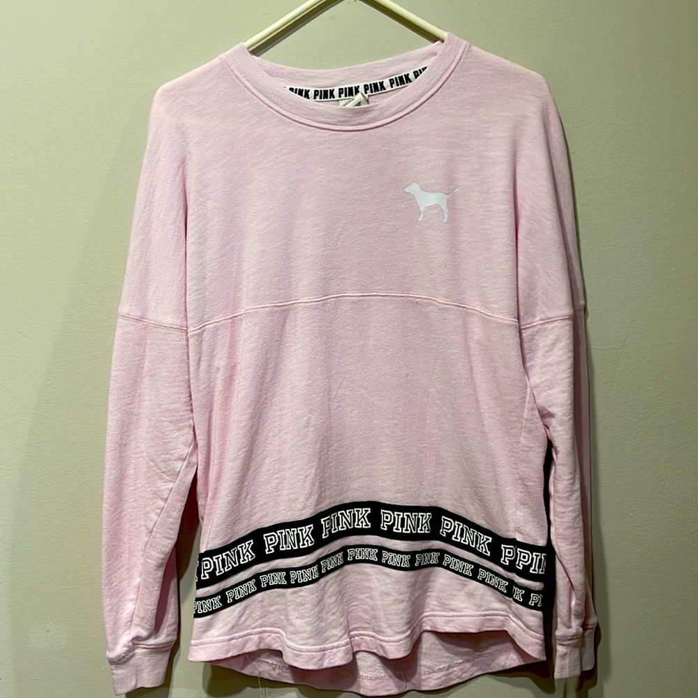 Pink Pullover, Cotton Sweatshirt, light pink